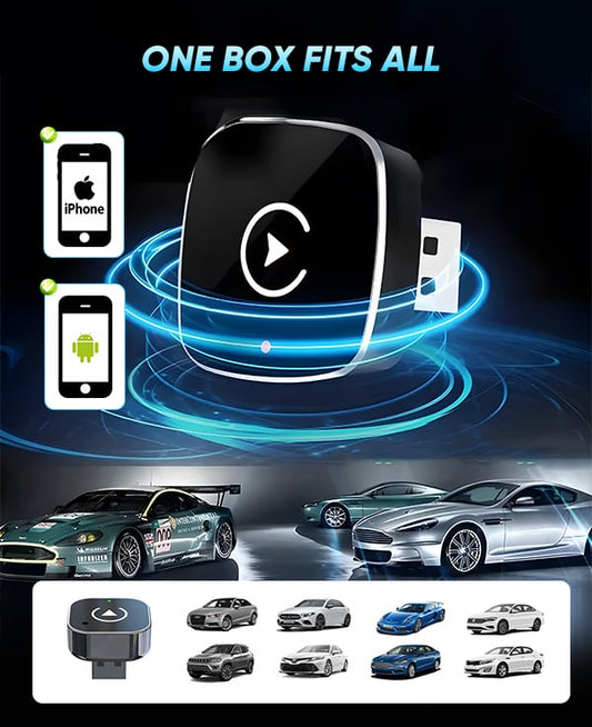 AutoConnect™ Adapter | Trådlös CarPlay- och Android-adapter