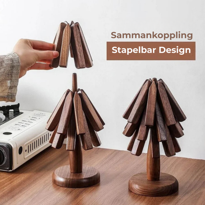 WulnutTree™ – Träunderlägg & Värmetålig Bordsmatta