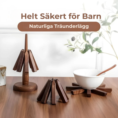 WulnutTree™ – Träunderlägg & Värmetålig Bordsmatta