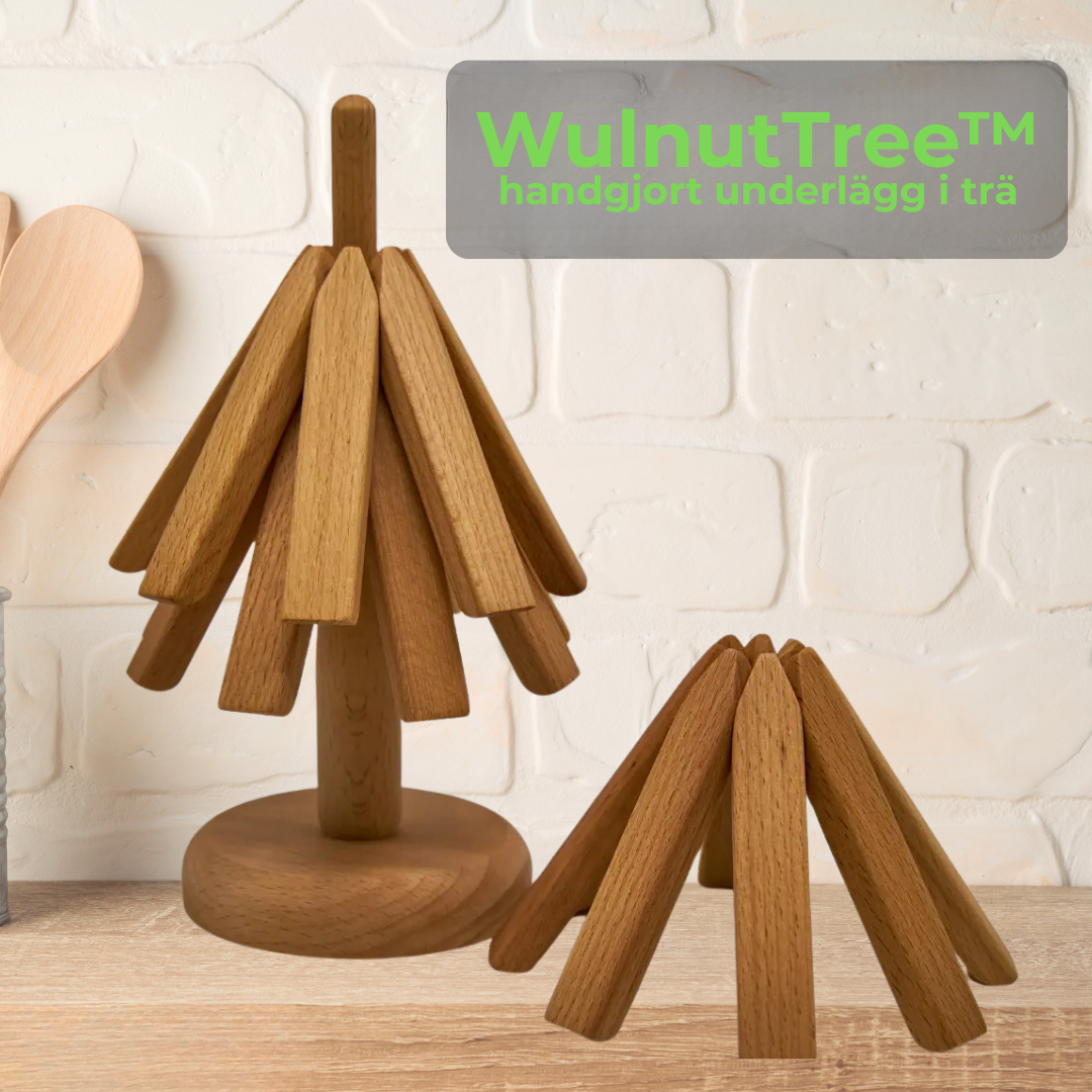 WulnutTree™ – Träunderlägg & Värmetålig Bordsmatta
