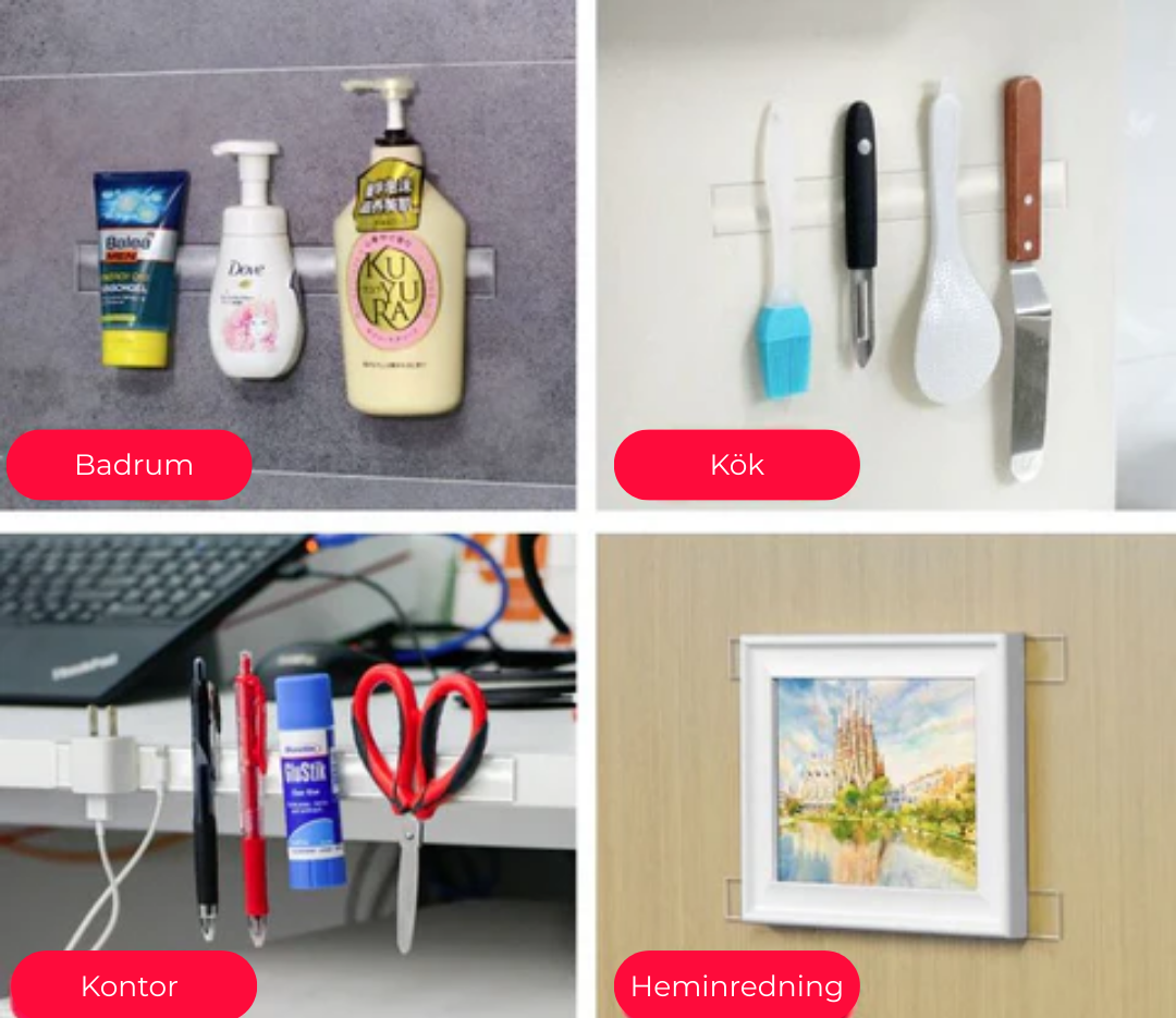 EverStick™ - Superstark Dubbelhäftande Transparent Tejp