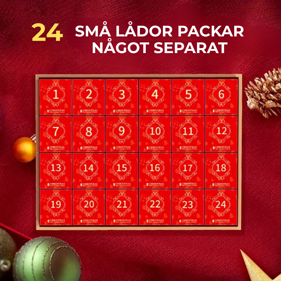 Santa’s Secret Pieces™ | Adventskalendern som samlar julen bit för bit