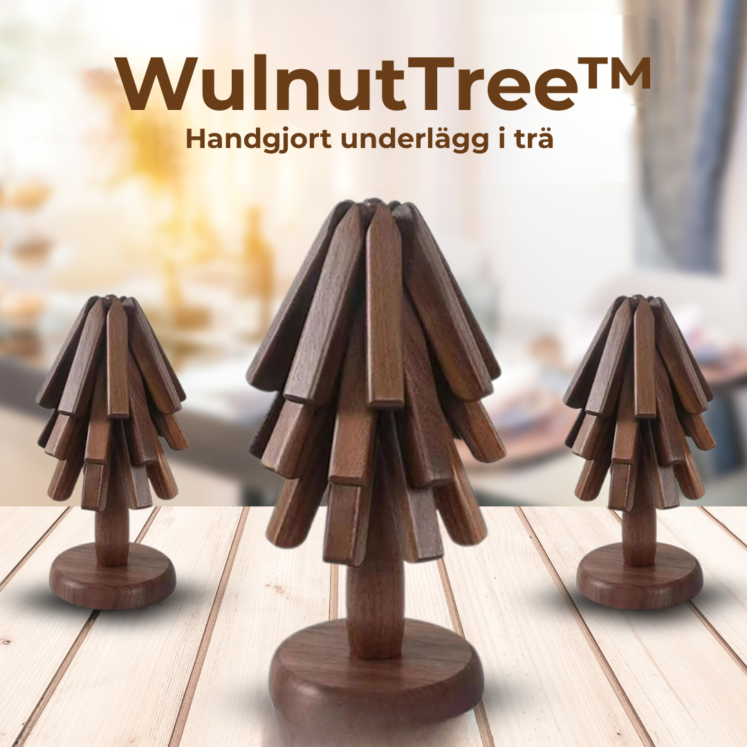 WulnutTree™ – Träunderlägg & Värmetålig Bordsmatta