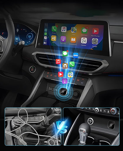 AutoConnect™ Adapter | Trådlös CarPlay- och Android-adapter