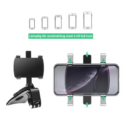 360Dock™ | Phone Grip Roterande telefonhållare med starkt kompakt grepp
