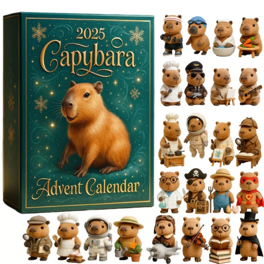 A Very Capy Christmas™ | Capybara Julkalendern – 24 Dagar av Söt Magi och Överraskningar!