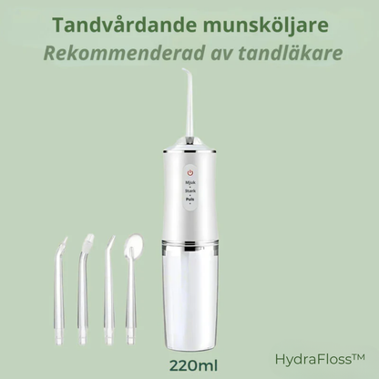 HydraFloss™ | Effektiv Pulsfloss som Förhindrar Plack, Irritation & bakterier i Tandköttet