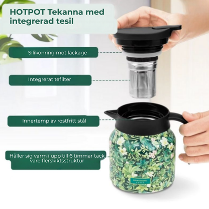 BloomPot™ | Den smarta tekannan som häller upp perfektion med ett enkelt knapptryck