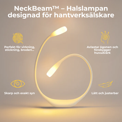 NeckBeam™ l Nacklampan som lyser upp dina skapelser och avlastar dina ögon