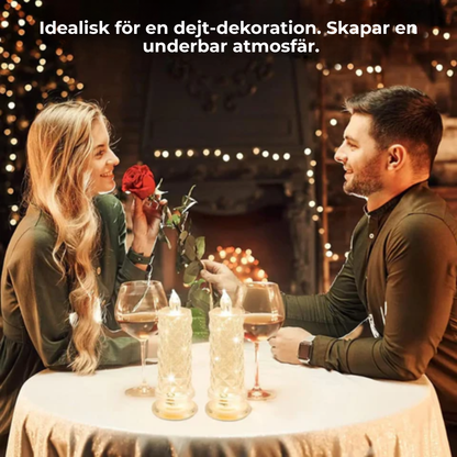 CrystalFlame™ | Förvandla vilket rum som helst till en romantisk kristalloas av ljus