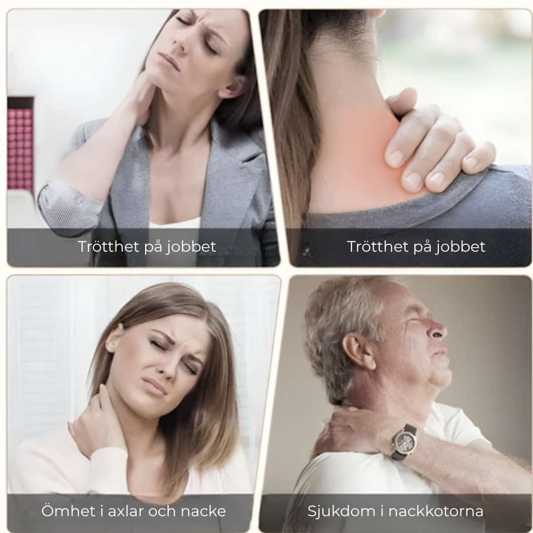 CozyPulse™ | Smart Vibrerande Värmekudde för Axel och Nacke