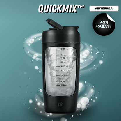 QuickMix™ | Elektrisk proteinshakerflaska