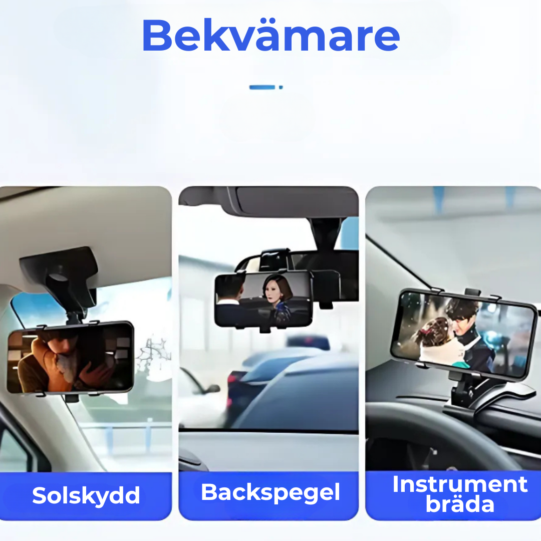 360Dock™ | Phone Grip Roterande telefonhållare med starkt kompakt grepp