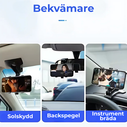 360Dock™ | Phone Grip Roterande telefonhållare med starkt kompakt grepp