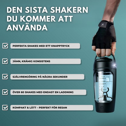 QuickMix™ | Elektrisk proteinshakerflaska