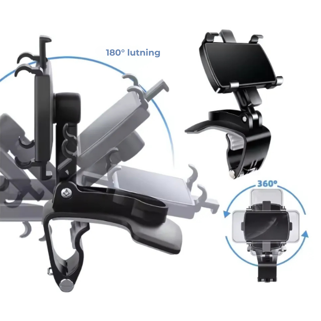 360Dock™ | Phone Grip Roterande telefonhållare med starkt kompakt grepp