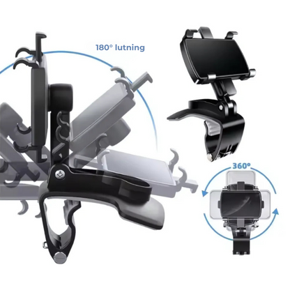 360Dock™ | Phone Grip Roterande telefonhållare med starkt kompakt grepp