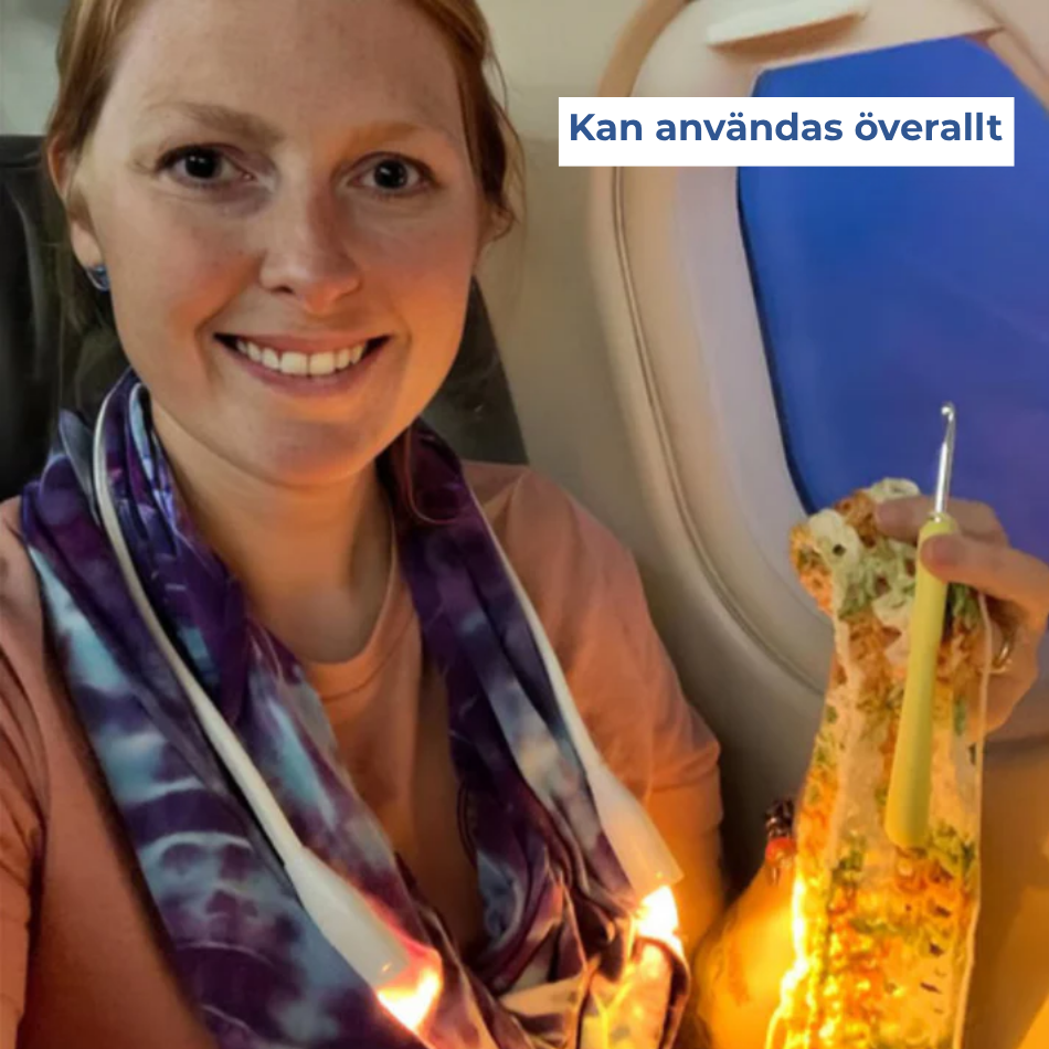 NeckBeam™ l Nacklampan som lyser upp dina skapelser och avlastar dina ögon