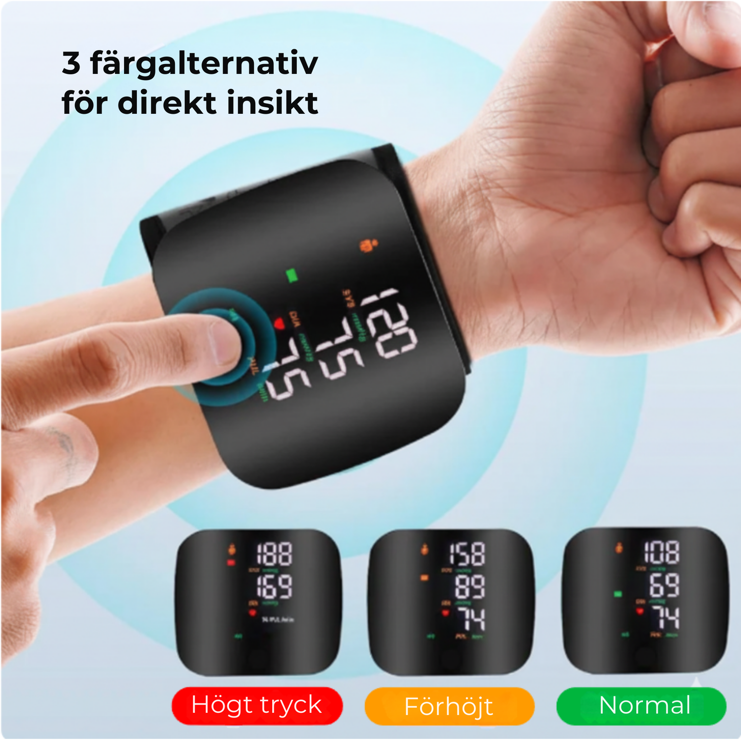 VitaBand™- Professionell blodtrycksmätning, när som helst, var som helst