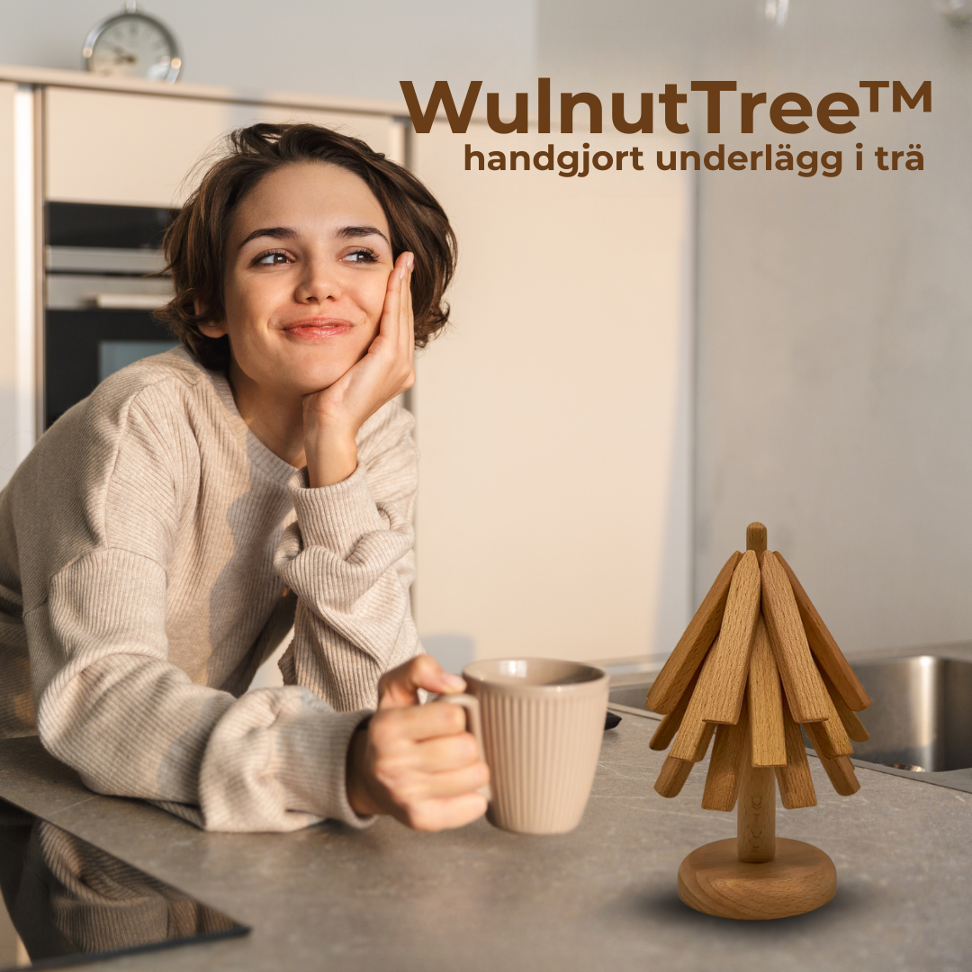 WulnutTree™ – Träunderlägg & Värmetålig Bordsmatta