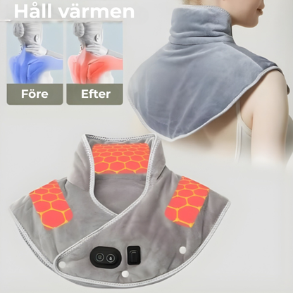 CozyPulse™ | Smart Vibrerande Värmekudde för Axel och Nacke