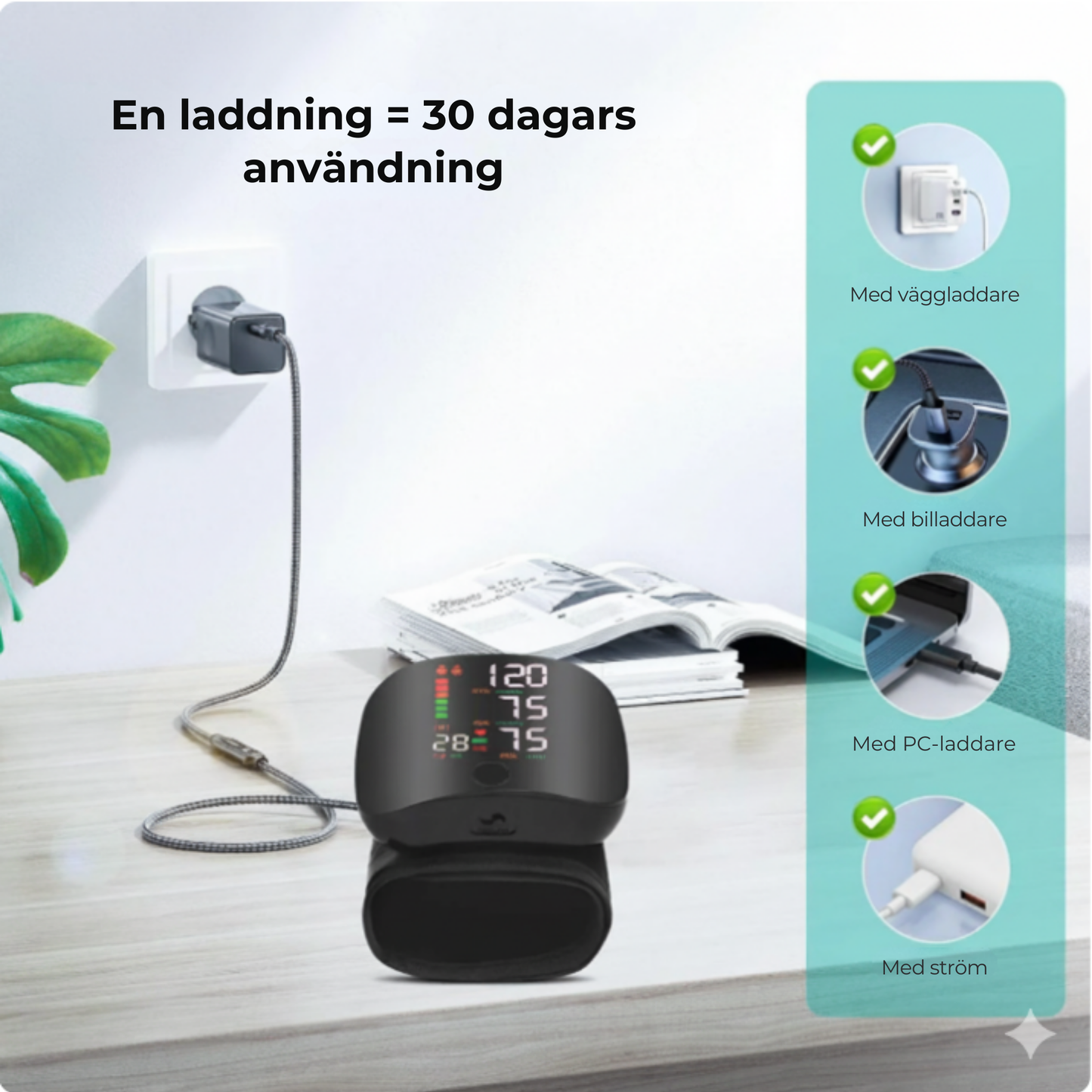 VitaBand™- Professionell blodtrycksmätning, när som helst, var som helst