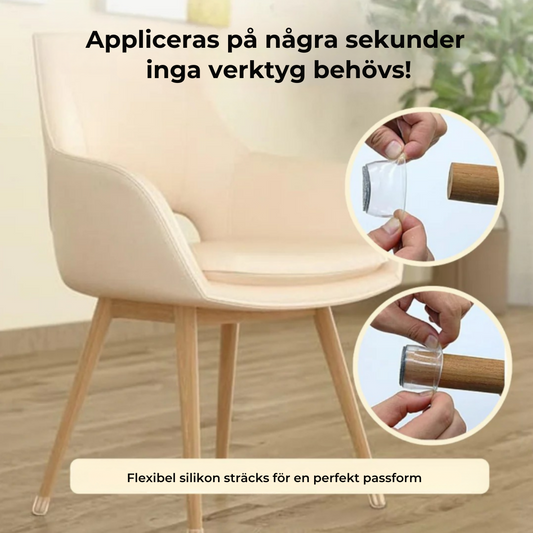 ChairSocks™ | Skyddar golv & stoppar oljud