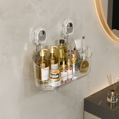 ClearSpace™ – Enkelmonterad självhäftande hylla för kök och badrum (ingen borrning behövs)