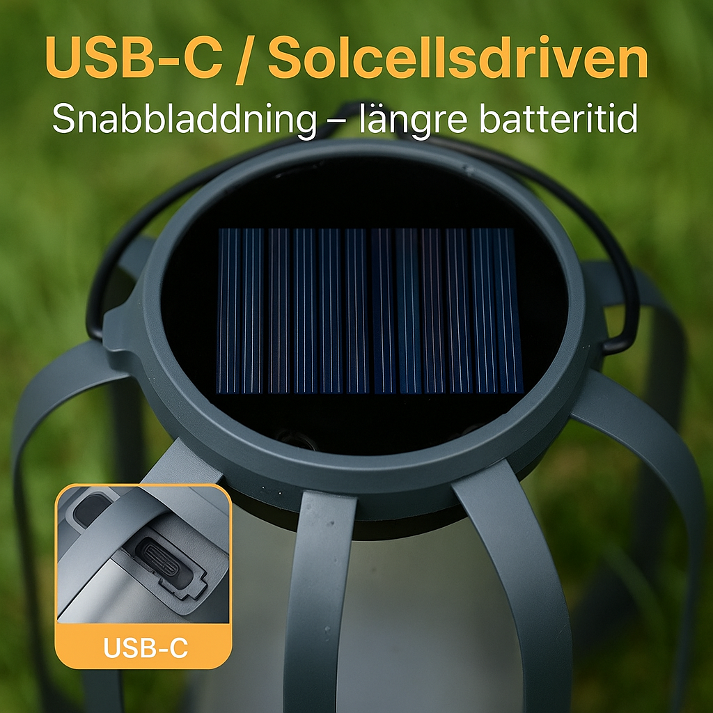 SolarGlow™ l Magisk eldkänsla utan risk och utan sladdar