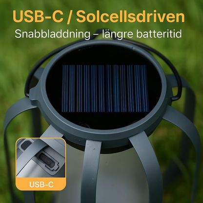 SolarGlow™ l Magisk eldkänsla utan risk och utan sladdar