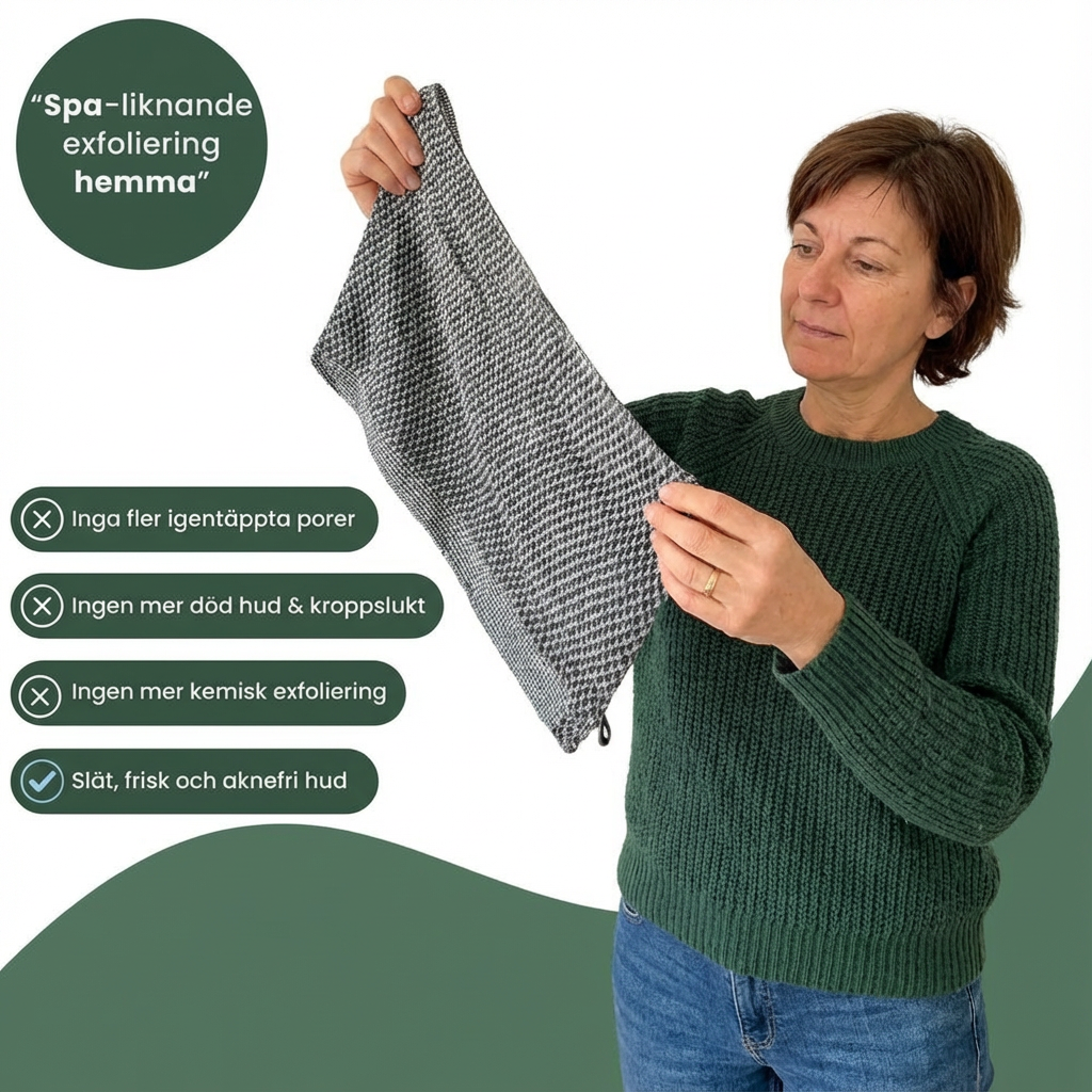 BackClean™ – Exfolierande Antibakteriell Duschhandduk för hela kroppen