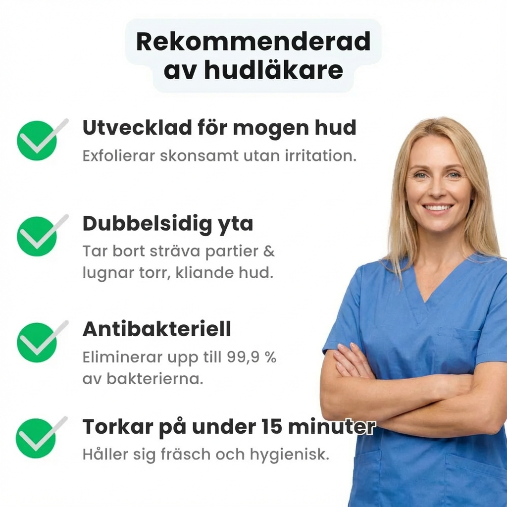 BackClean™ – Exfolierande Antibakteriell Duschhandduk för hela kroppen