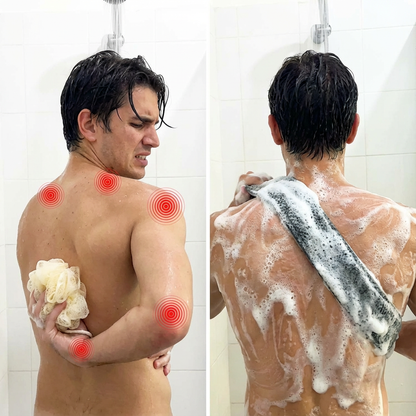 BackClean™ – Exfolierande Antibakteriell Duschhandduk för hela kroppen