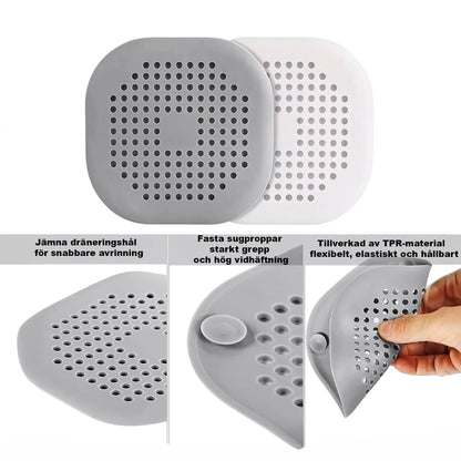 Drainy™ | Sil för avlopp – hårfångare för dusch och handfat