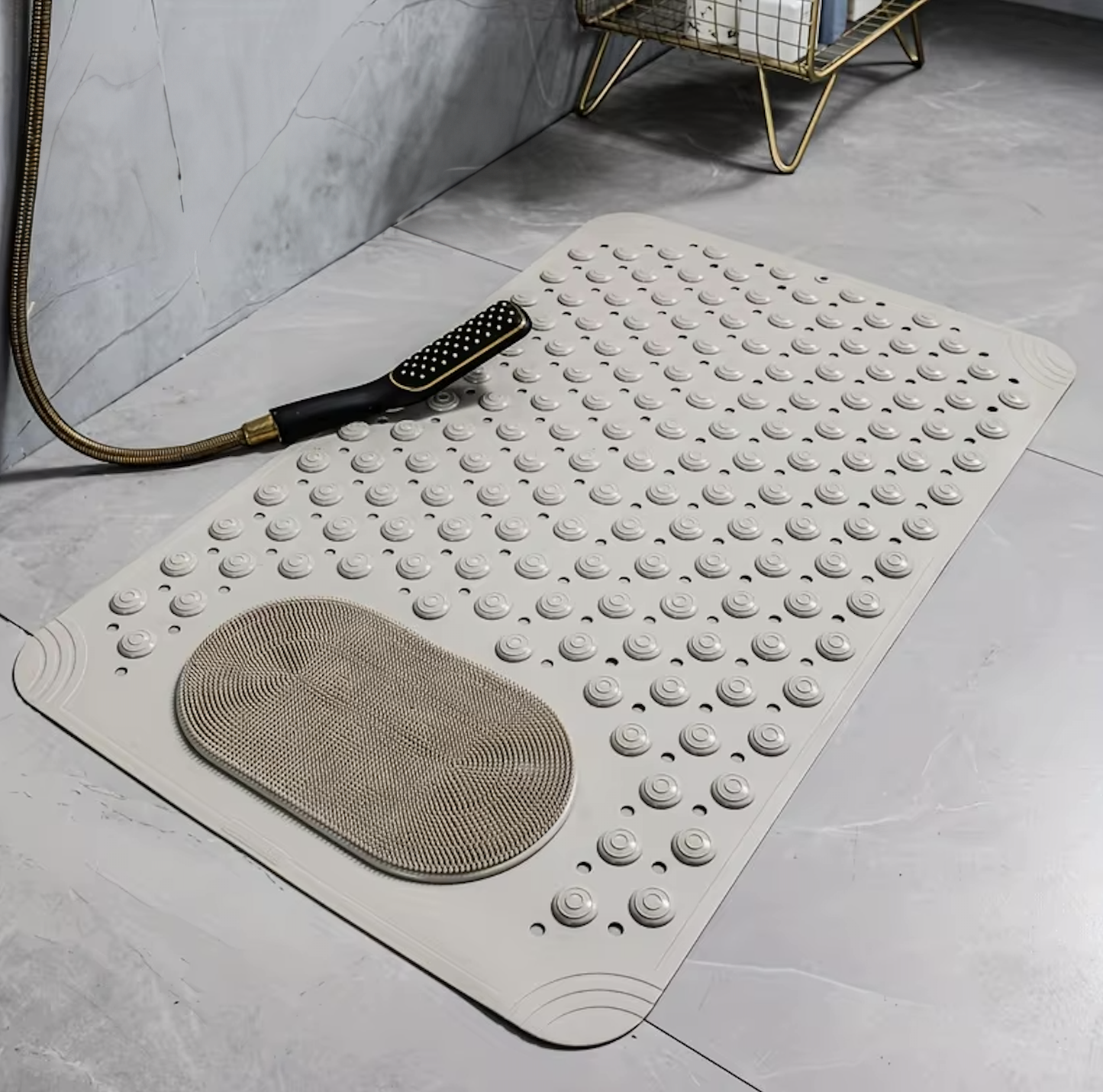 SteadyMat™ – Halkfri Badrumsmatta med Massagepunkter