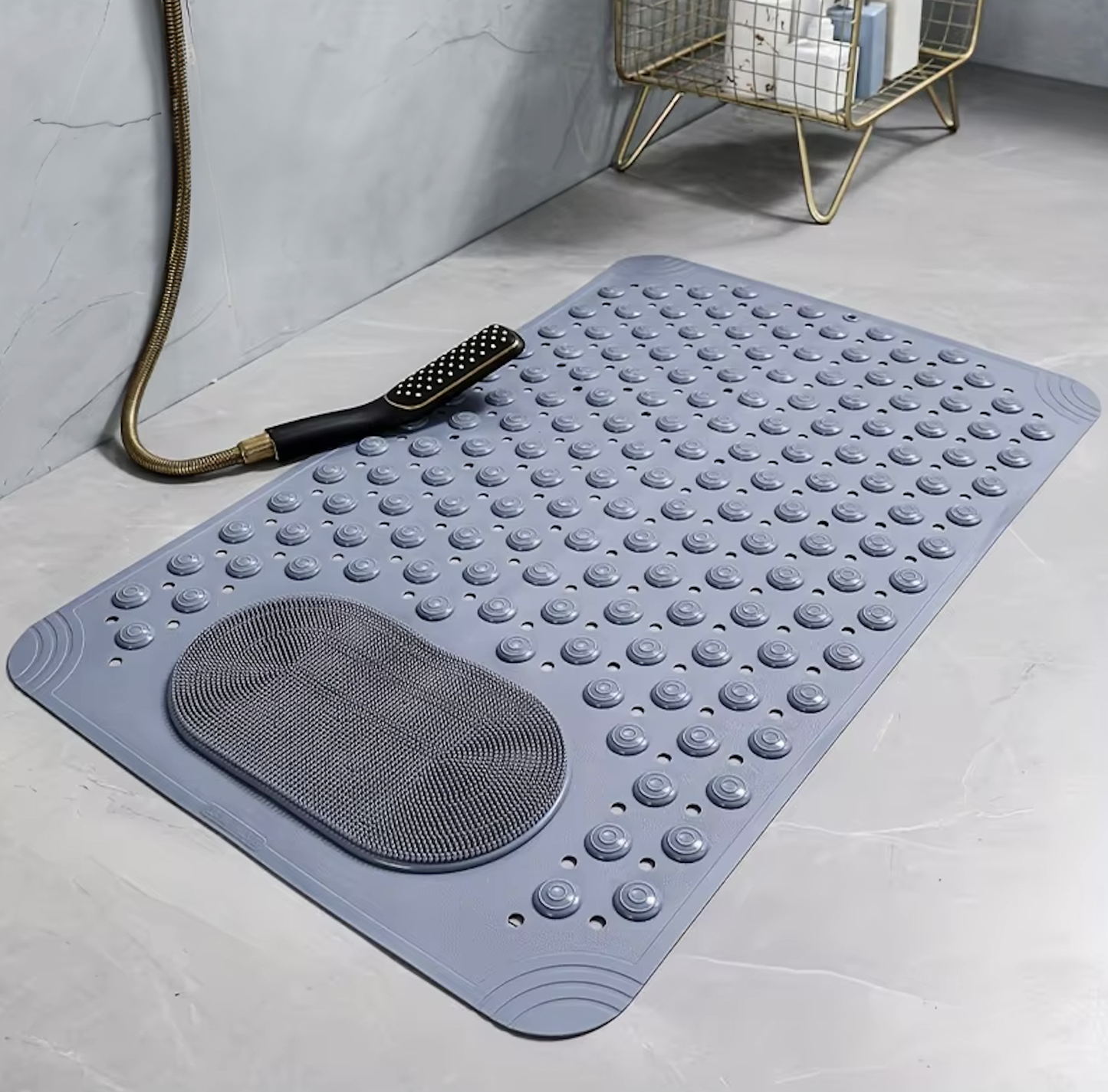 SteadyMat™ – Halkfri Badrumsmatta med Massagepunkter