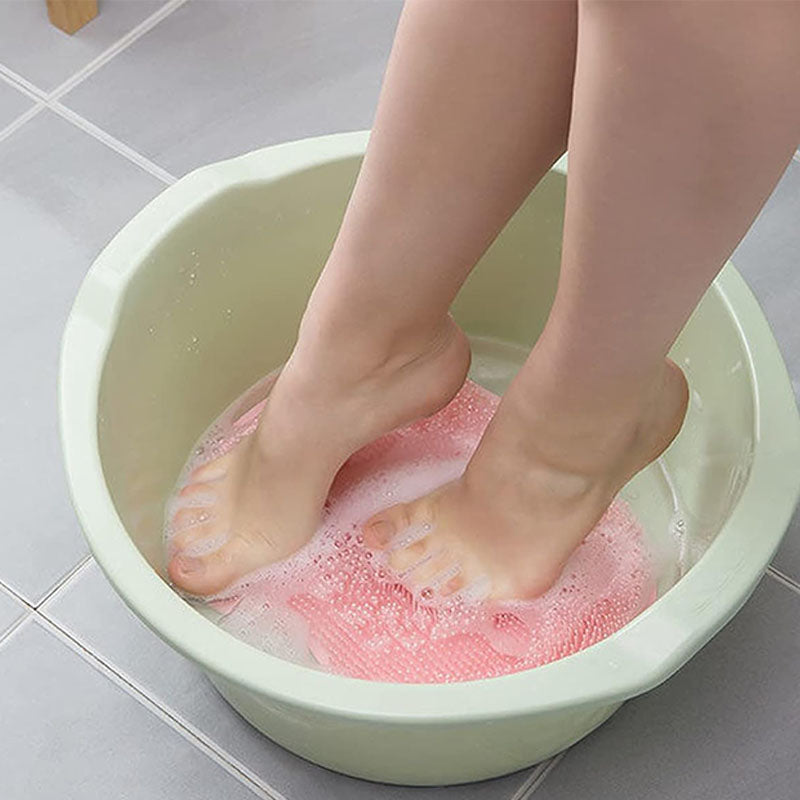 TotalScrub™ | Silikonduschmatta för fot- och ryggmassage samt skrubbning