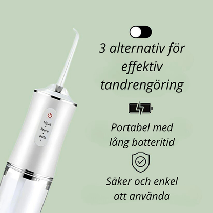 HydraFloss™ | Effektiv Pulsfloss som Förhindrar Plack, Irritation & bakterier i Tandköttet
