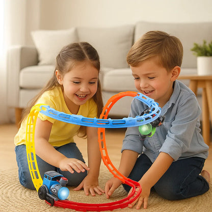 TinyTracks™ | Snabba Loopar och Färgglad Lek – Barnets Drömtåg Väntar!